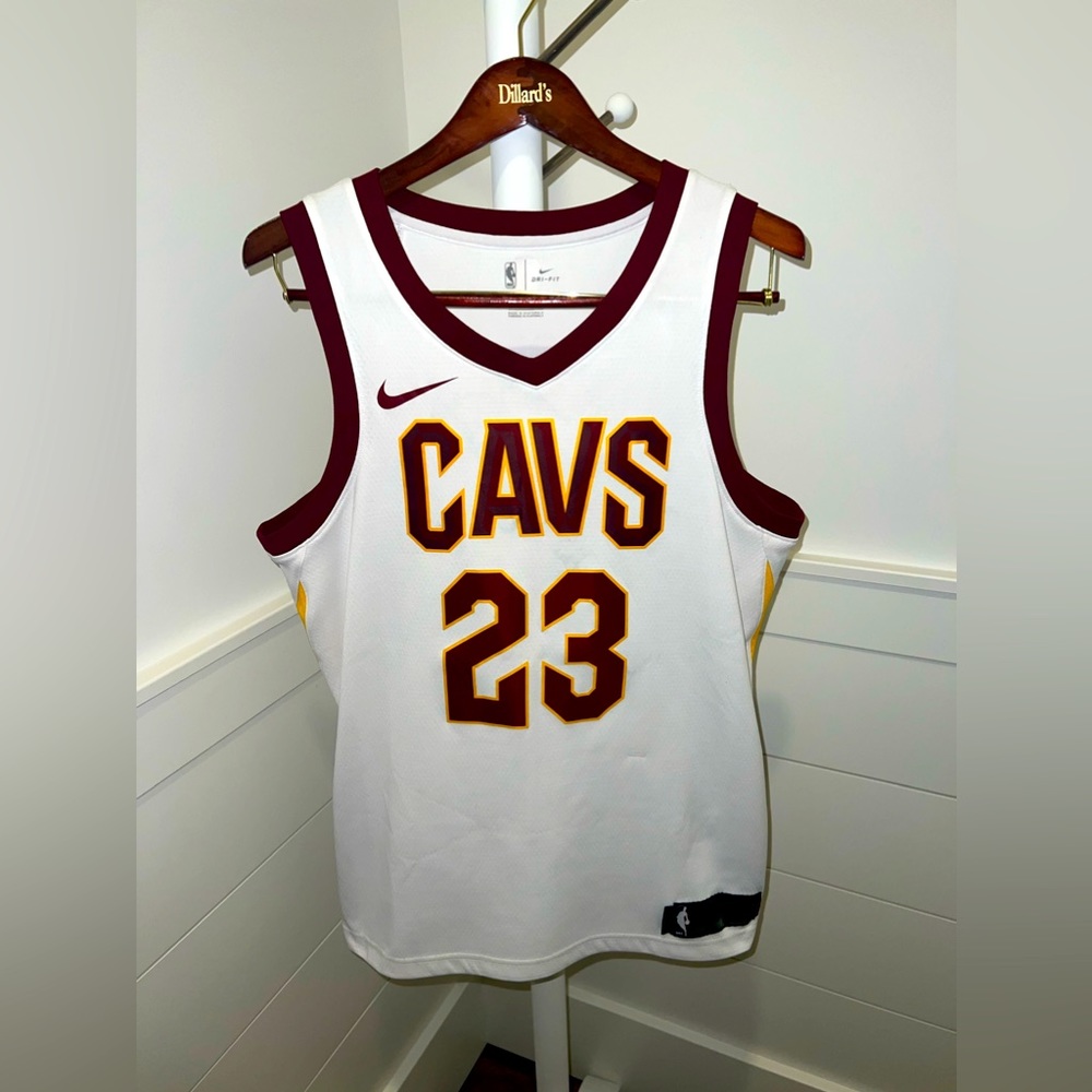 Large Men’s Lebron 2017 NBA Jersey White